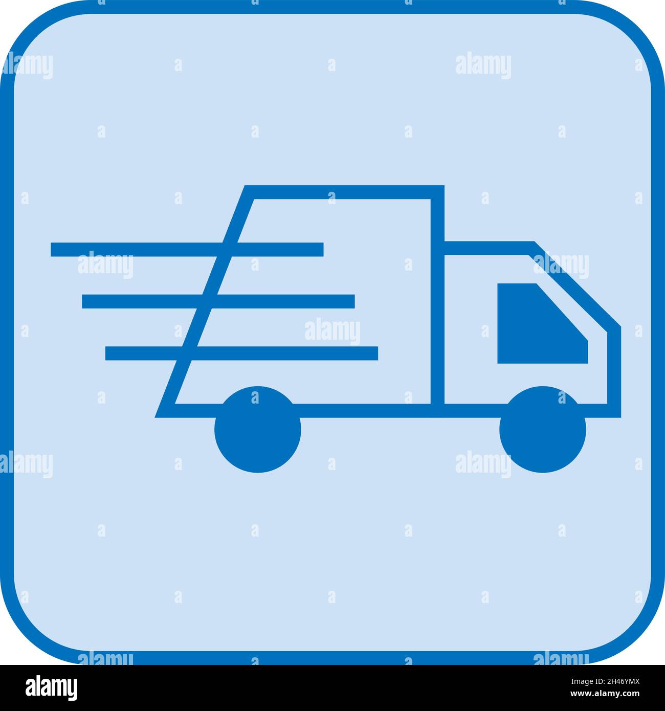 Chariot de messagerie, illustration, vecteur, sur fond blanc. Illustration de Vecteur