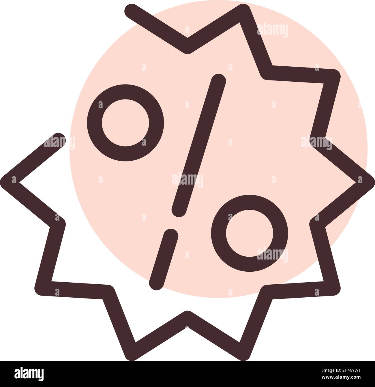 Remise sur les achats en ligne, illustration, vecteur, sur fond blanc. Illustration de Vecteur