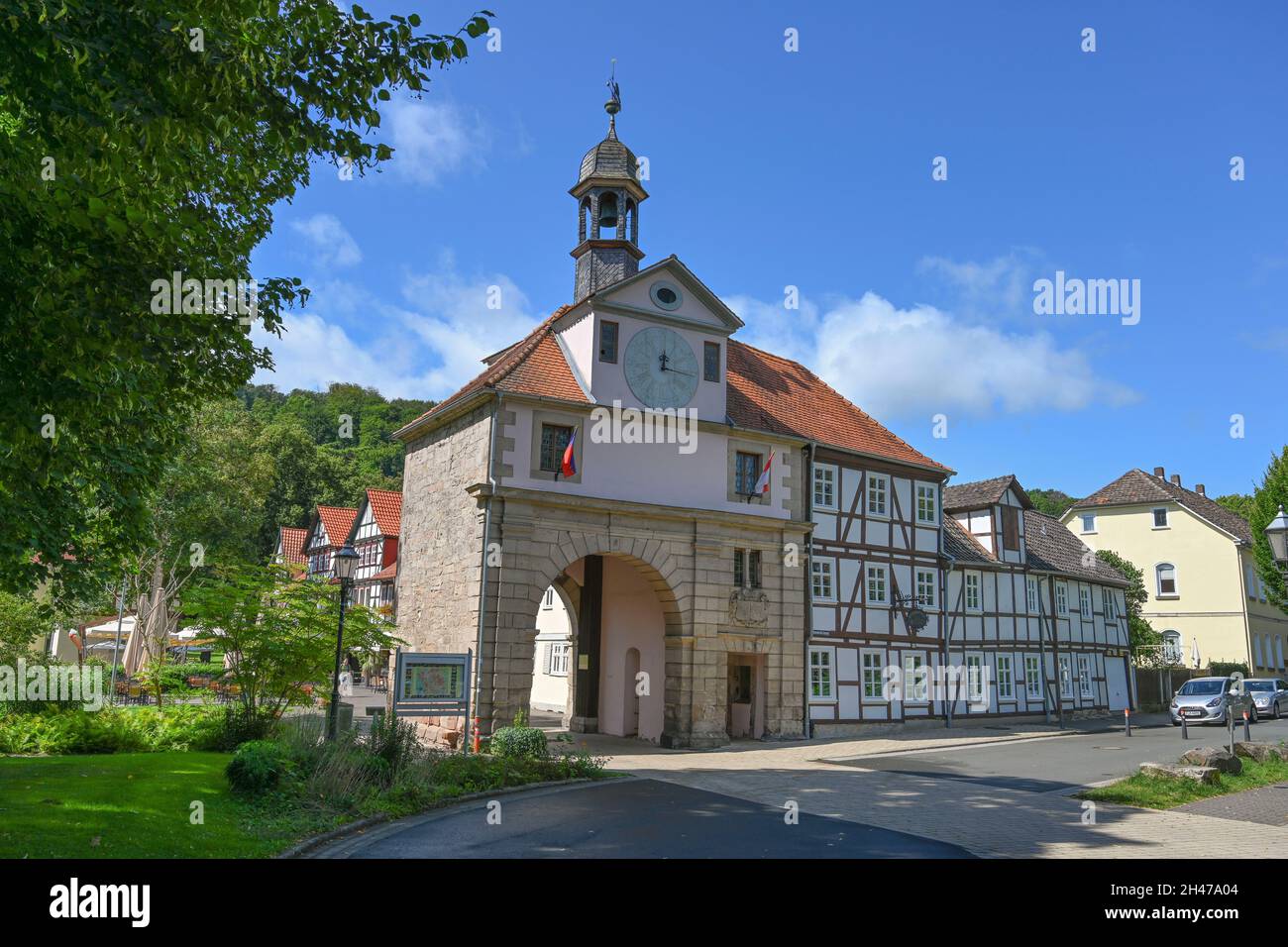 Salzmuseum, Södertor, Sooden, Bad Sooden-Allendorf, Hessen,Allemagne Banque D'Images