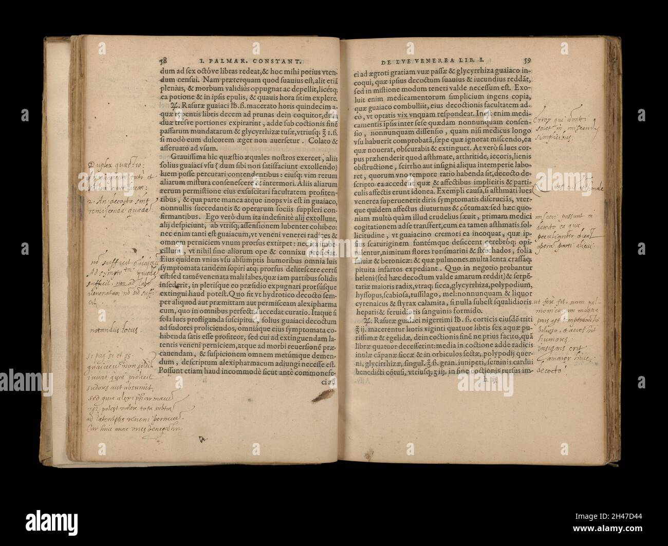 De morbis contagiosis libri septem / [Julien le Paulmier]. Banque D'Images