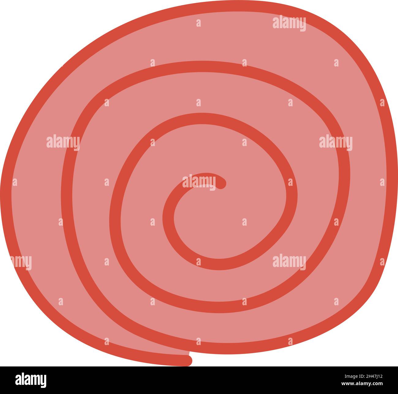 Fleur rose rouge, illustration, vecteur, sur fond blanc. Illustration de Vecteur