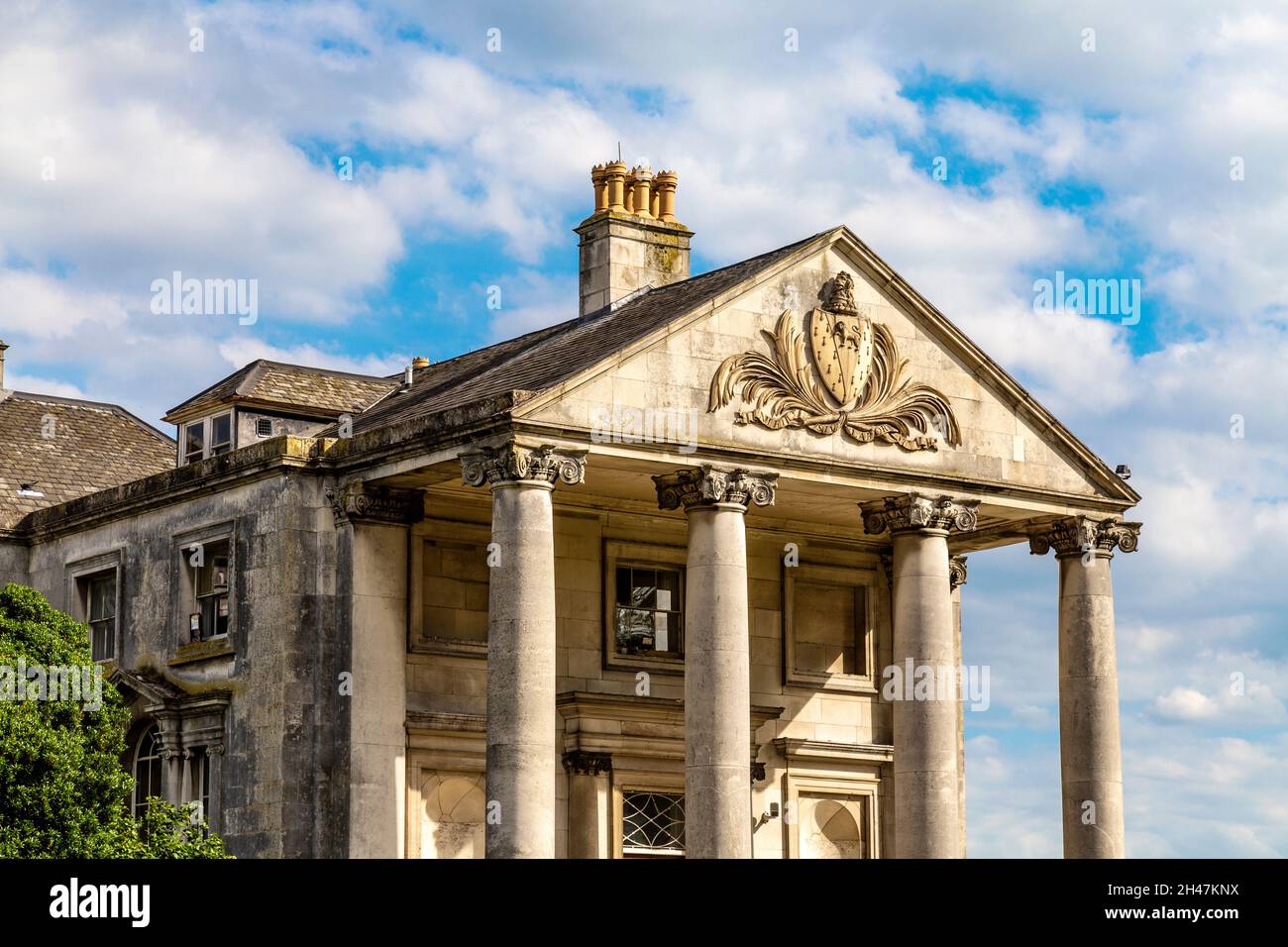 Extérieur du manoir de style géorgien Beckenham place, parc de Beckenham place, Londres, Royaume-Uni Banque D'Images