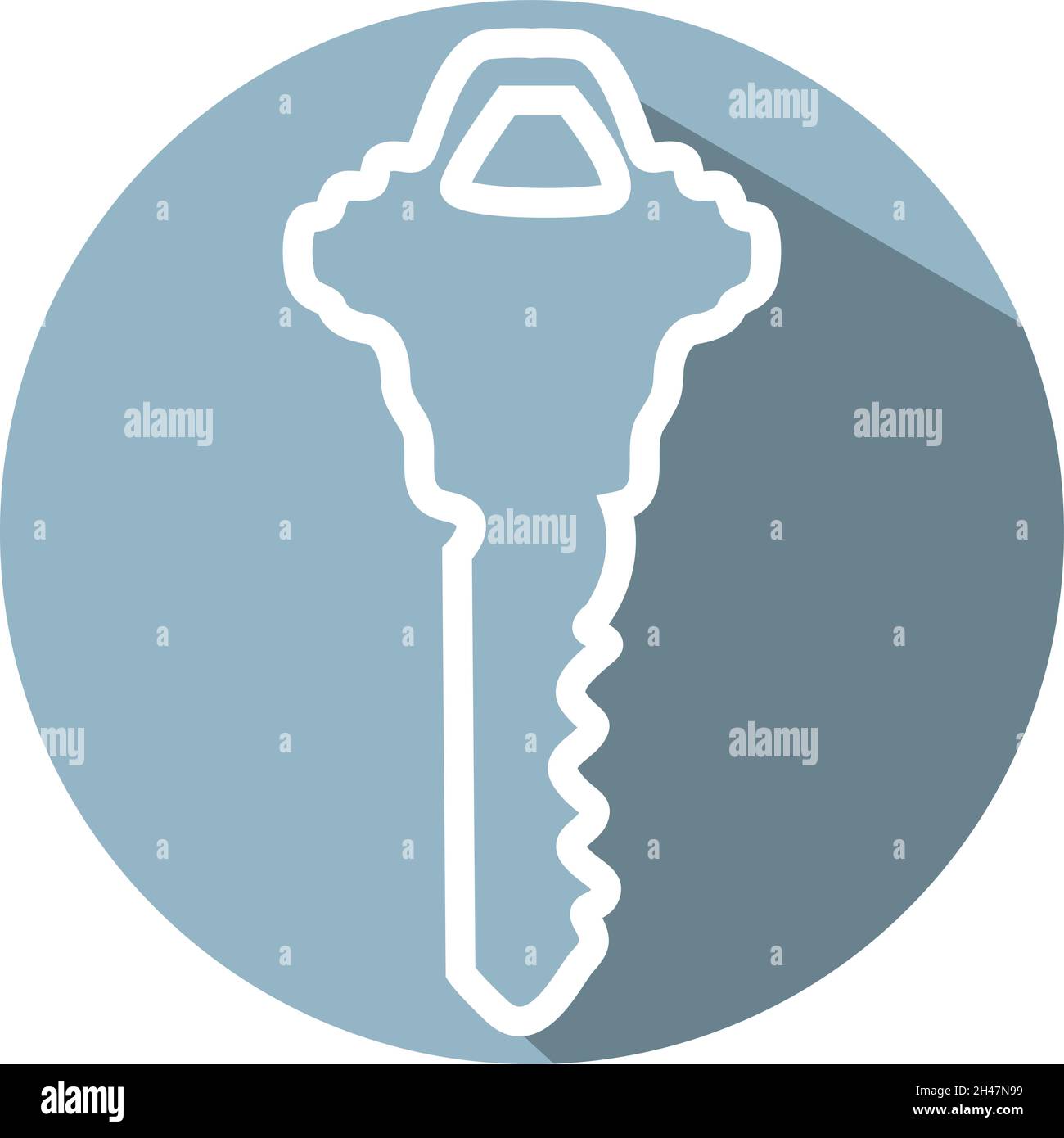 Touche maison, illustration, vecteur, sur fond blanc. Illustration de Vecteur