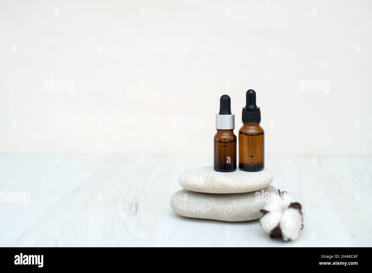 Cosmétiques naturels et produits biologiques pour les soins de spa et de détente pour les soins aux femmes.Produits de soins pour la peau. Banque D'Images