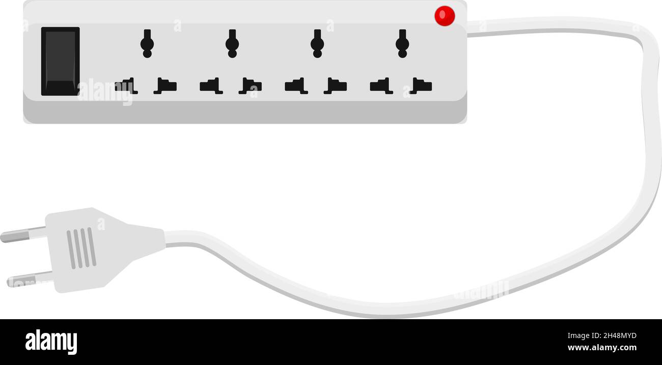 Carte d'extension, illustration, vecteur sur fond blanc. Illustration de Vecteur