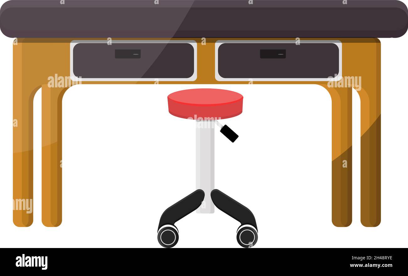 Table en bois, illustration, vecteur sur fond blanc. Illustration de Vecteur