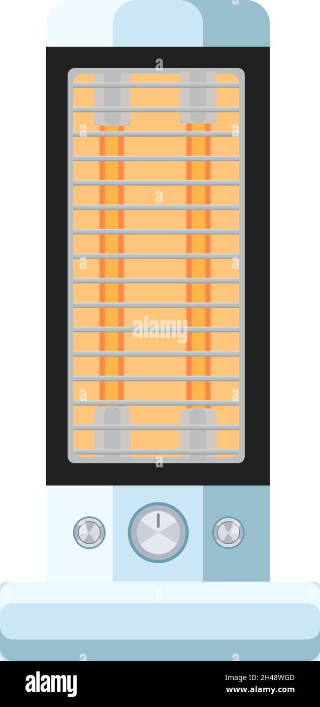 Élément chauffant, illustration, vecteur sur fond blanc. Illustration de Vecteur