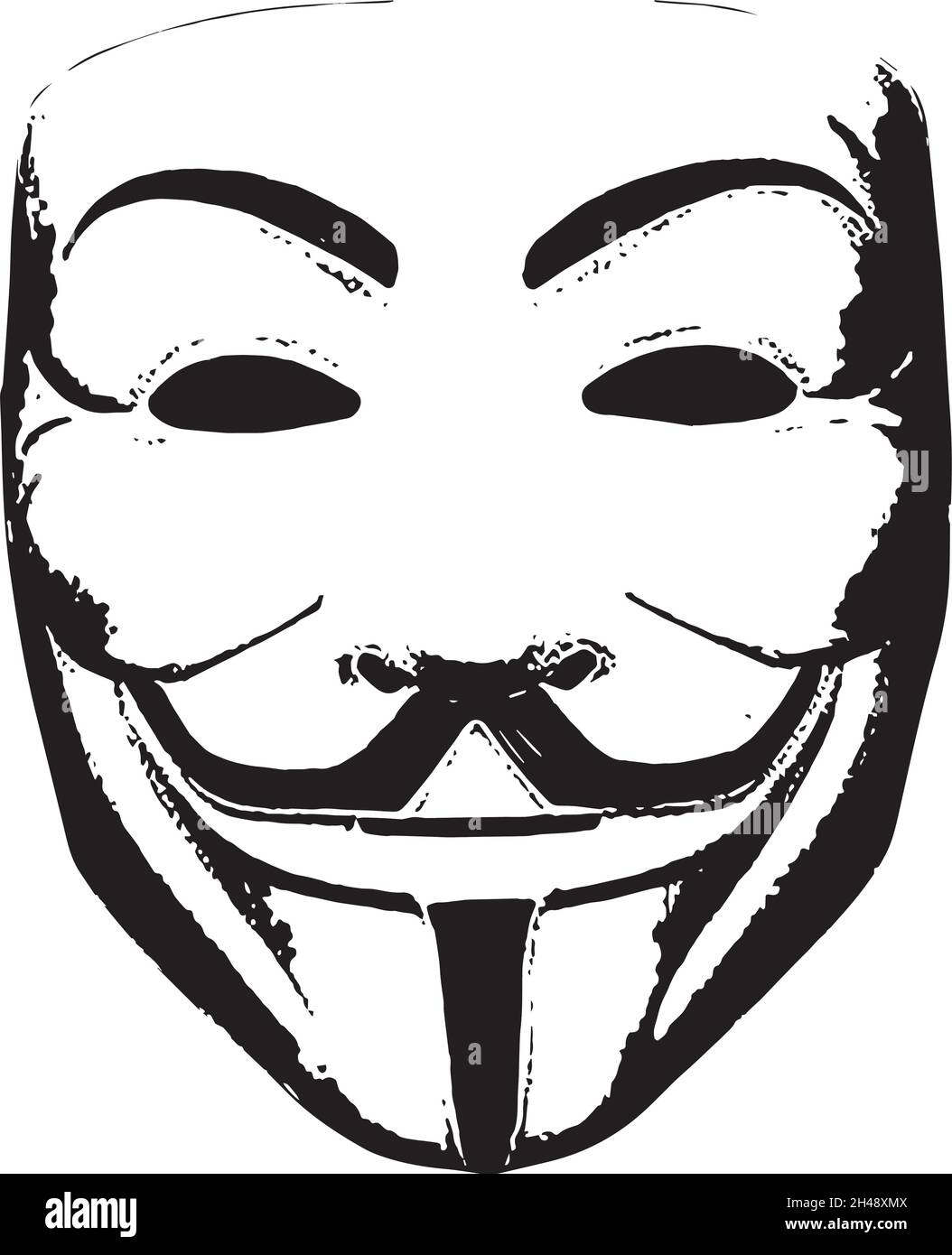 masque anonyme Illustration de Vecteur