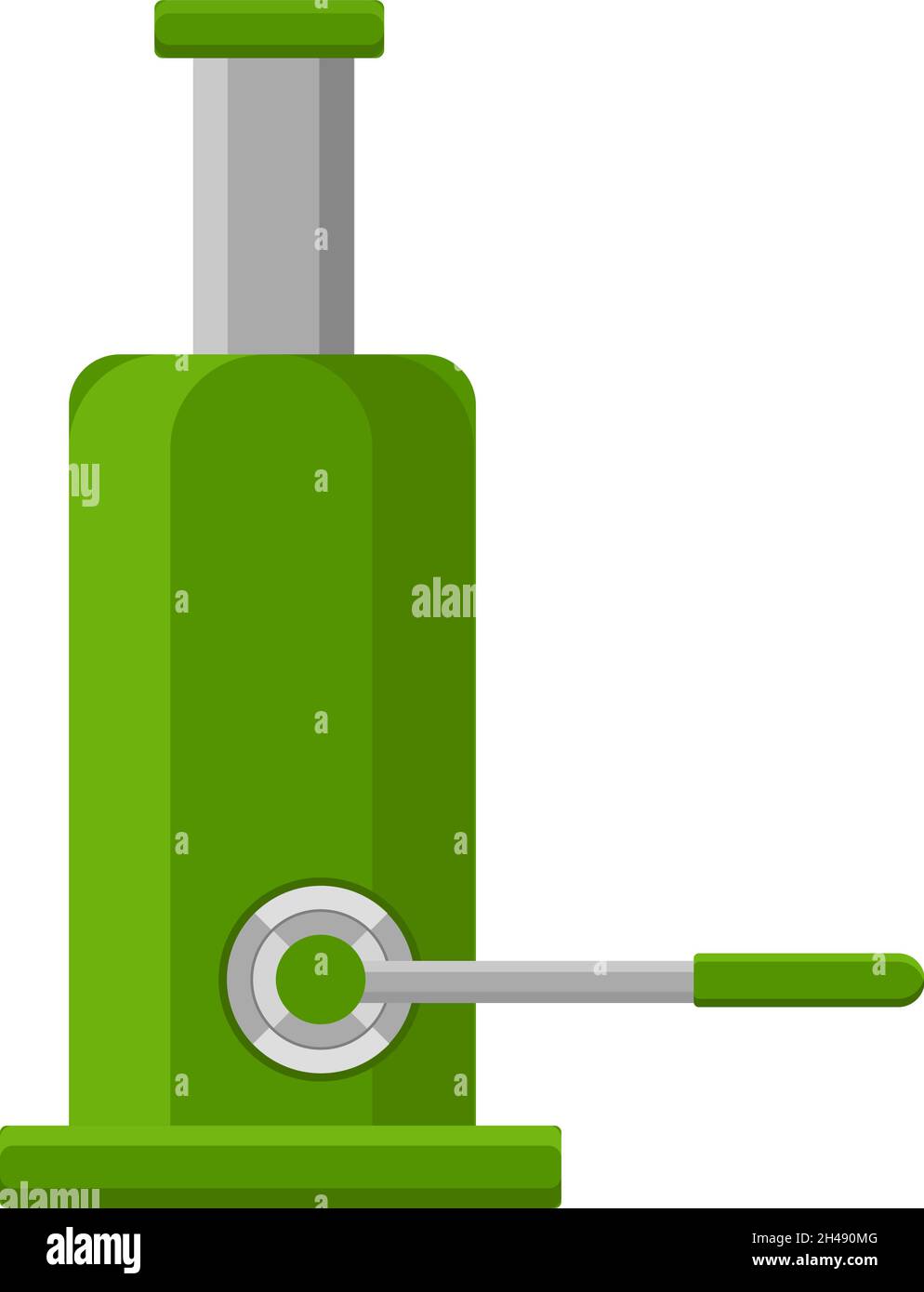 Cric de levage, illustration, vecteur sur fond blanc. Illustration de Vecteur