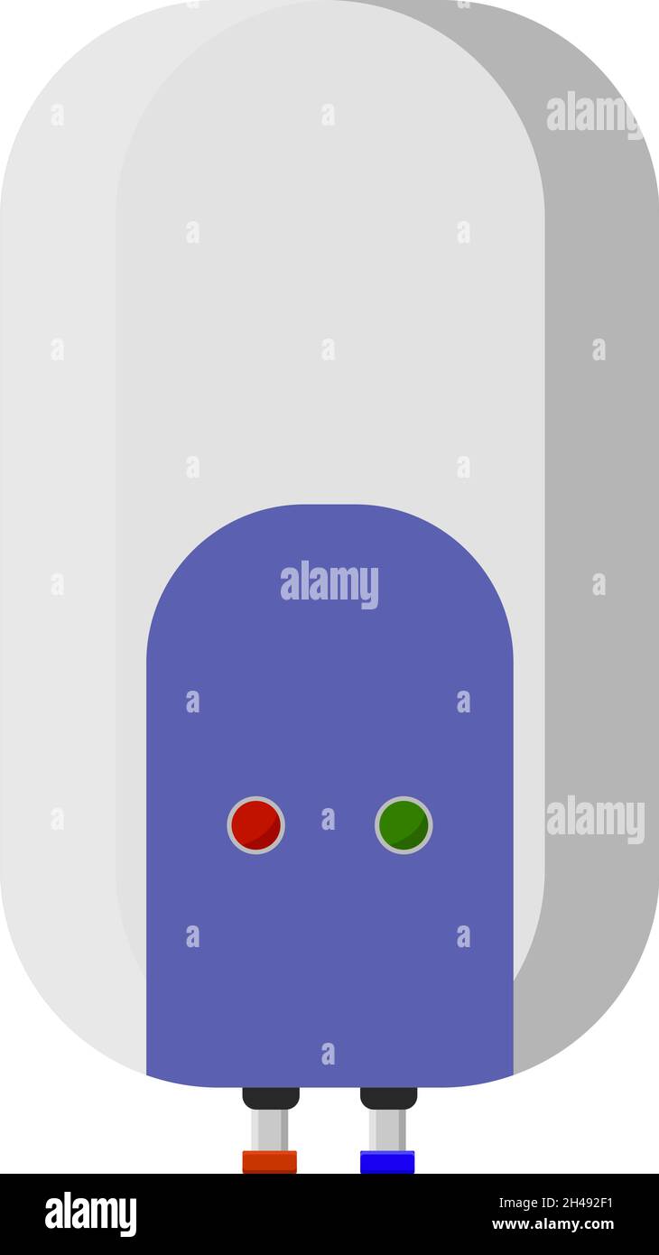 Geyser d'eau, illustration, vecteur sur fond blanc. Illustration de Vecteur
