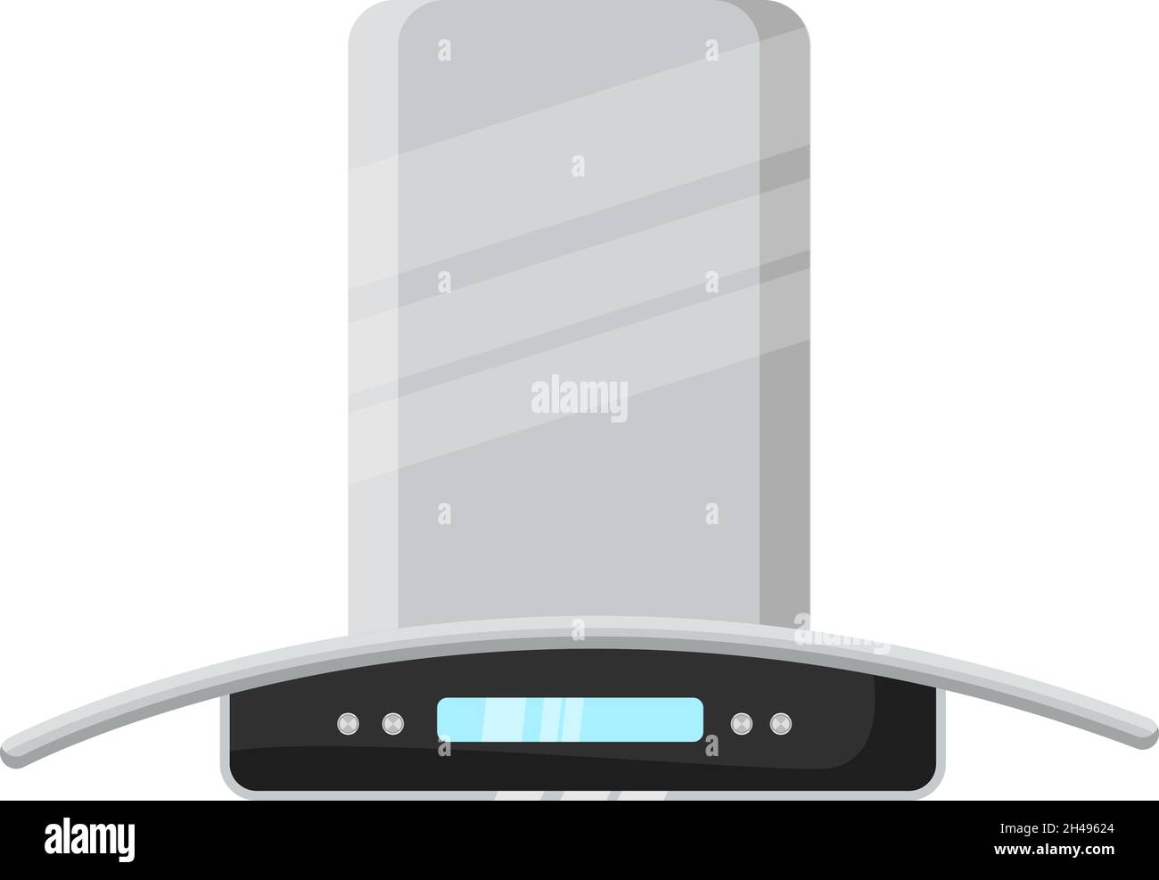 Cheminée de cuisine, illustration, vecteur sur fond blanc. Illustration de Vecteur