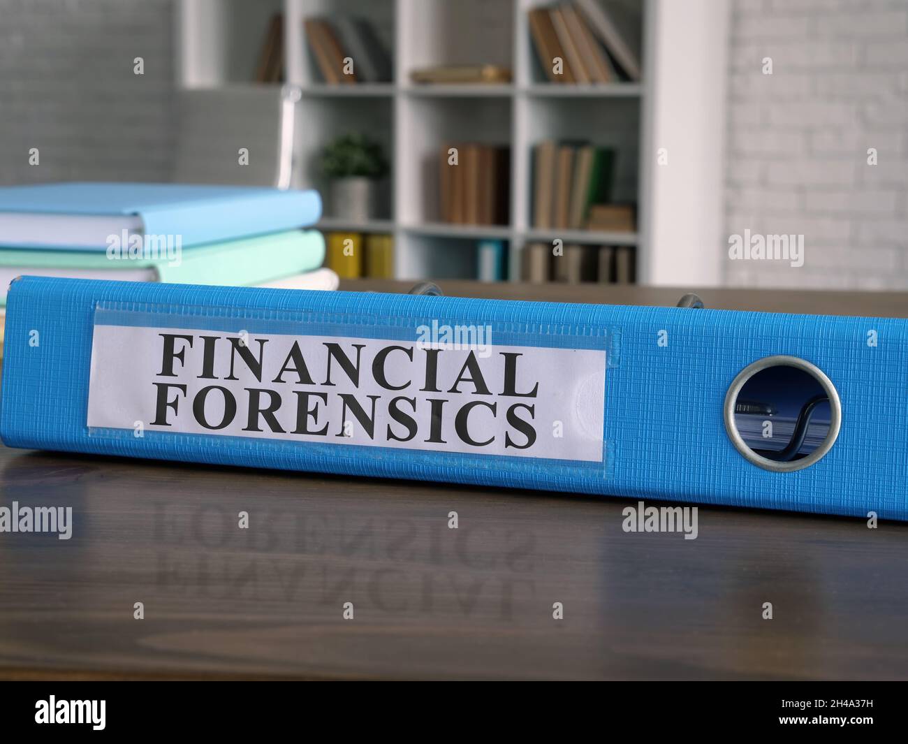 Documents sur les analyses financières dans le dossier. Banque D'Images