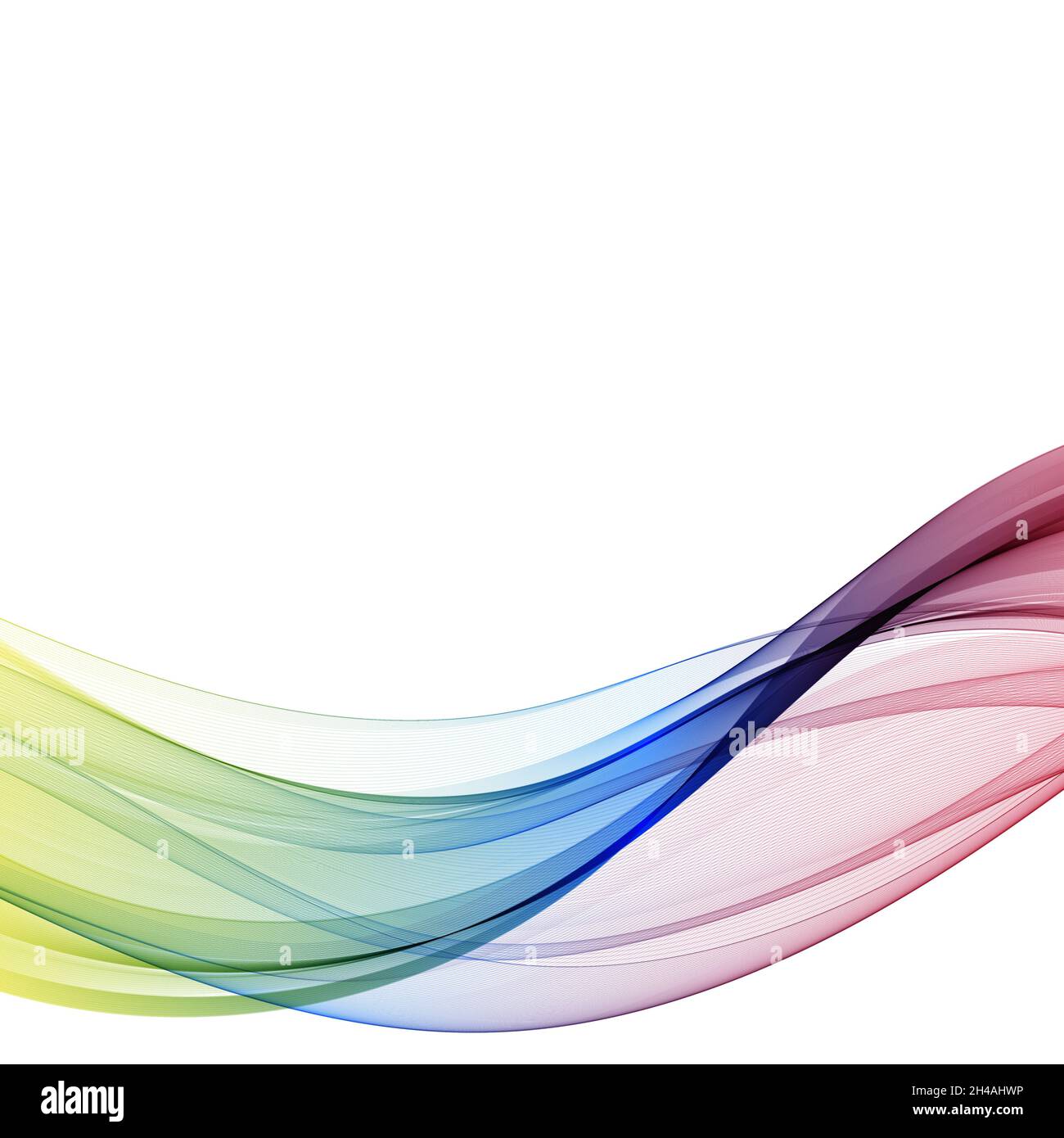 Onde abstraite vague couleur.Modèle, mise en page eps 10 Banque D'Images