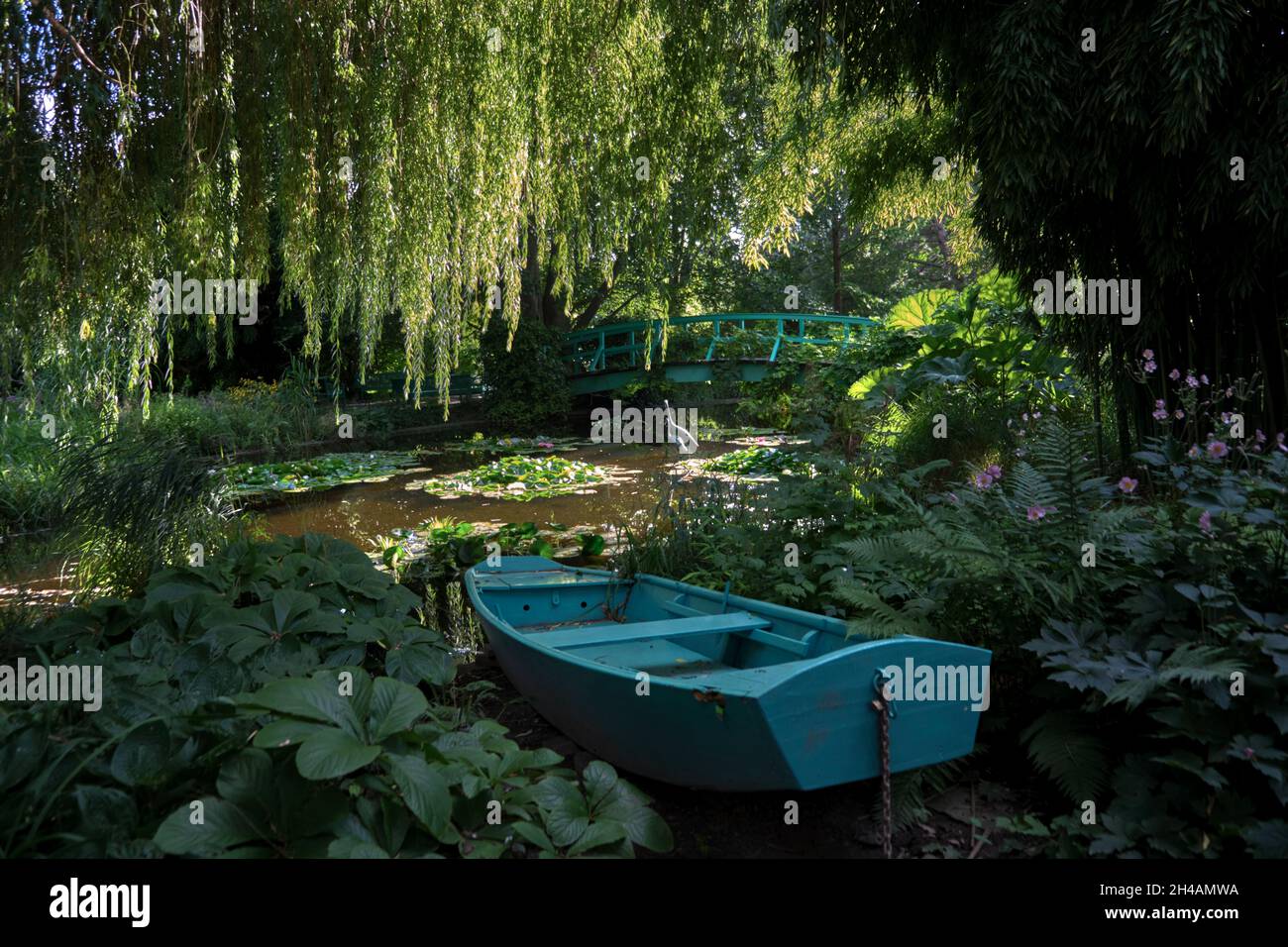 Claude Monet Giverny jardin réplique à Vienne, Autriche Banque D'Images
