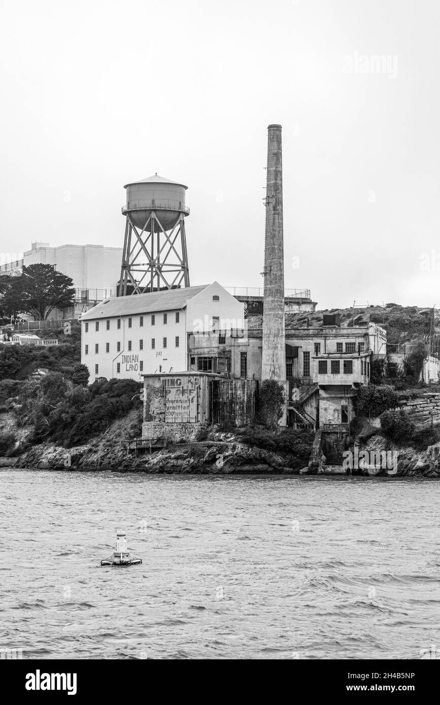 Célèbre prison d'Alcatraz à San Francisco, États-Unis Banque D'Images