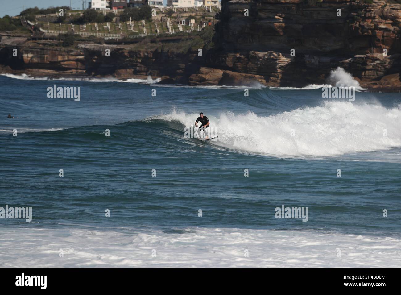 Piscines de Bronte Beach et surf Banque D'Images