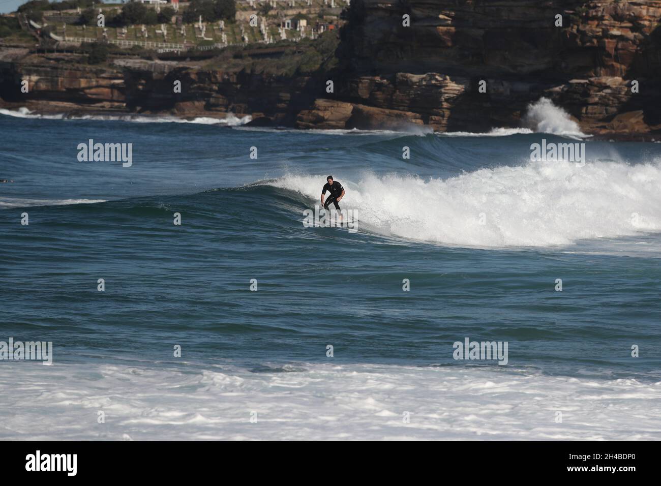 Piscines de Bronte Beach et surf Banque D'Images