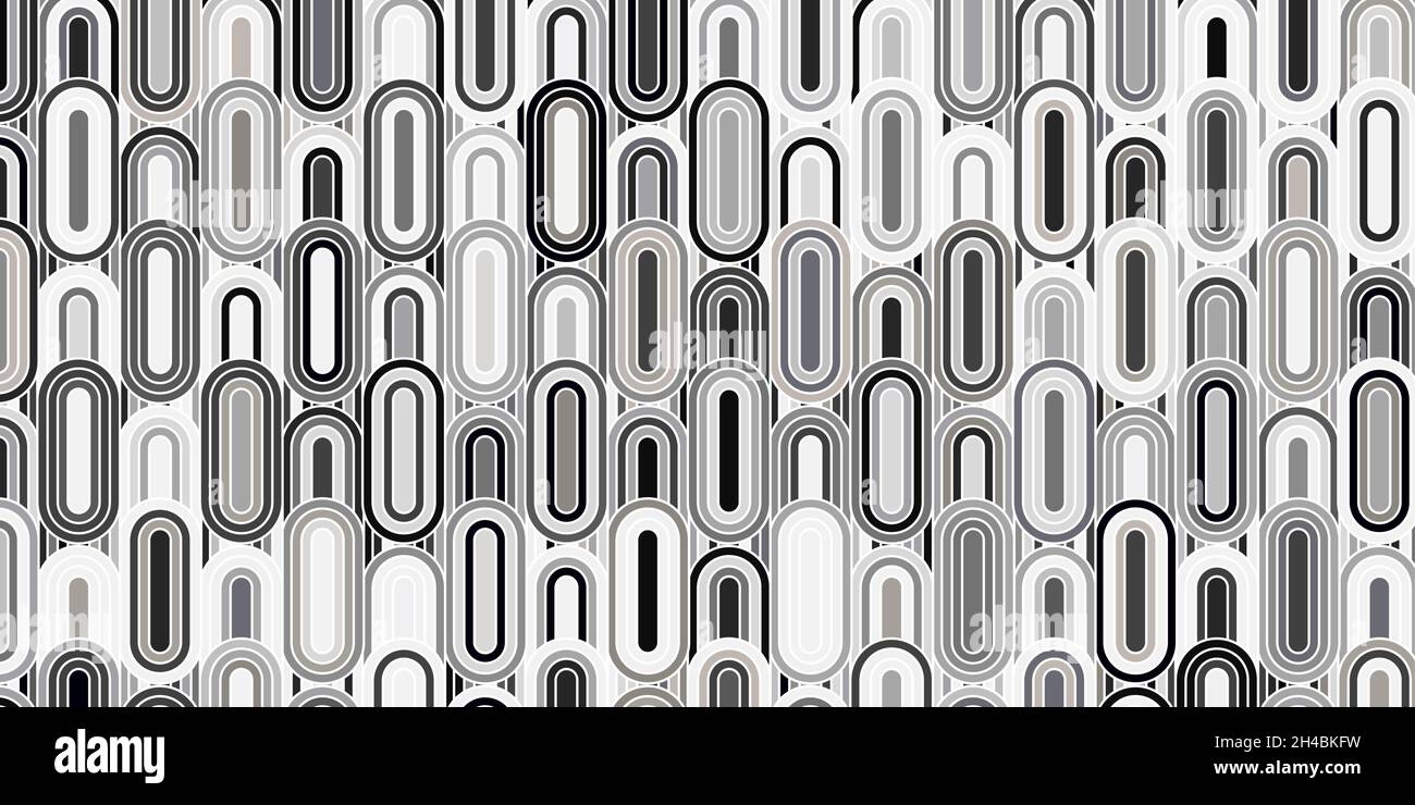 Fond gris de luxe à motifs géométriques avec cercles chevauchant un design moderne Illustration de Vecteur