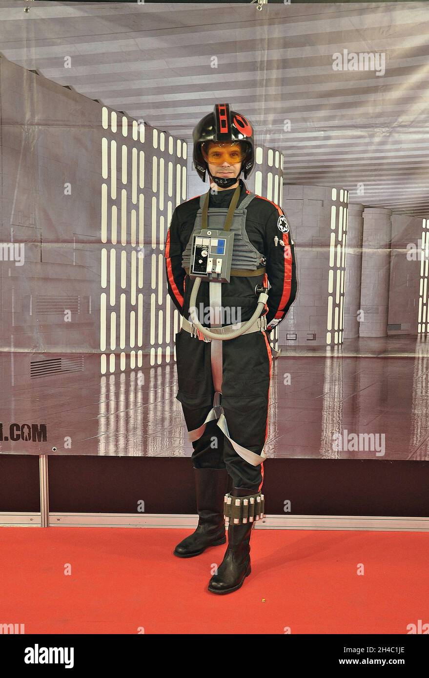 Salon international de la bande dessinée de Barcelone-2018 dans les palais de Fira Barcelona Montjuic, Catalogne, Espagne Banque D'Images