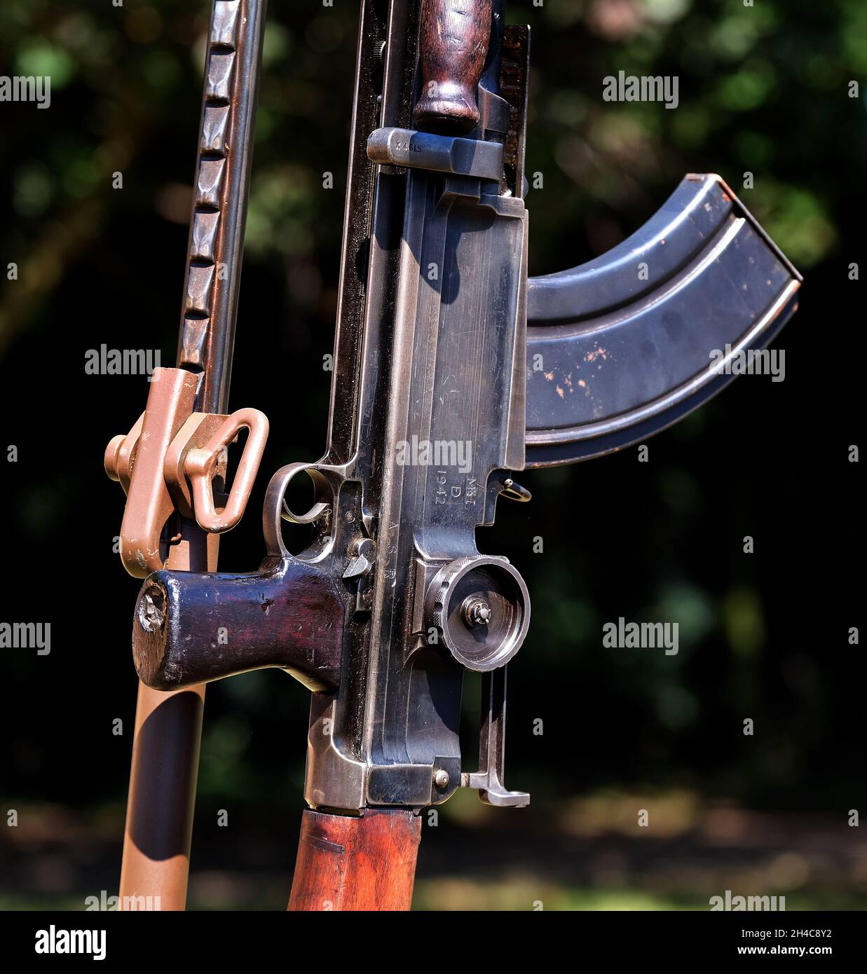 Le Bren était une série de mitrailleuses légères fabriquées par la Grande-Bretagne dans les années 1930 et utilisées dans divers rôles jusqu'en 1992. Banque D'Images