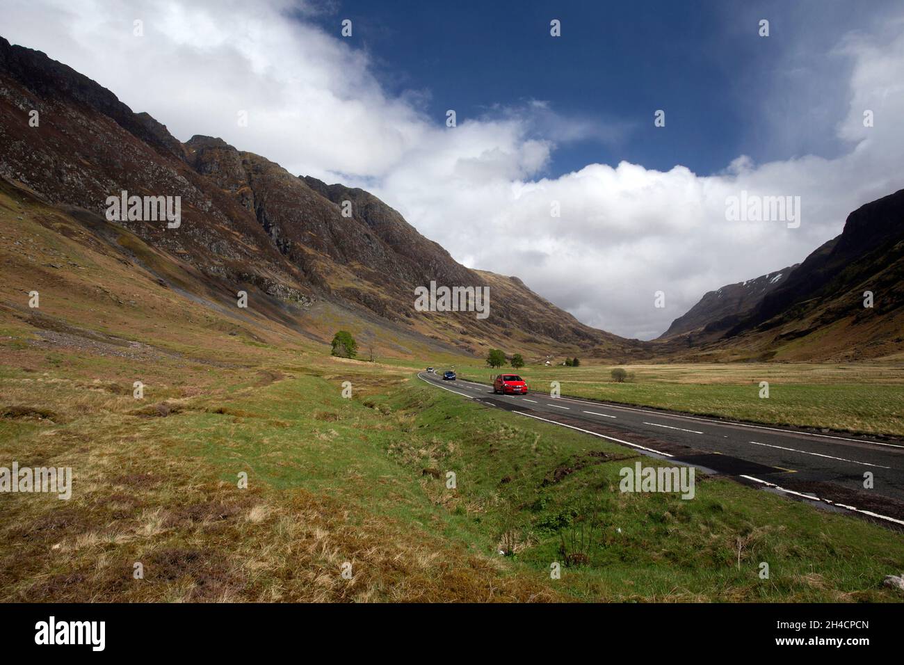 Vallée de Glencoe, Écosse Banque D'Images