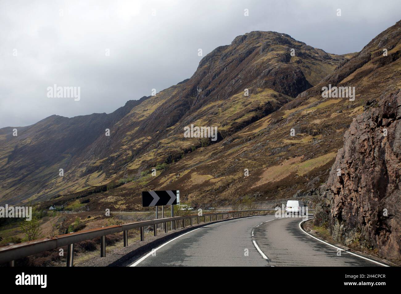 Vallée de Glencoe, Écosse Banque D'Images