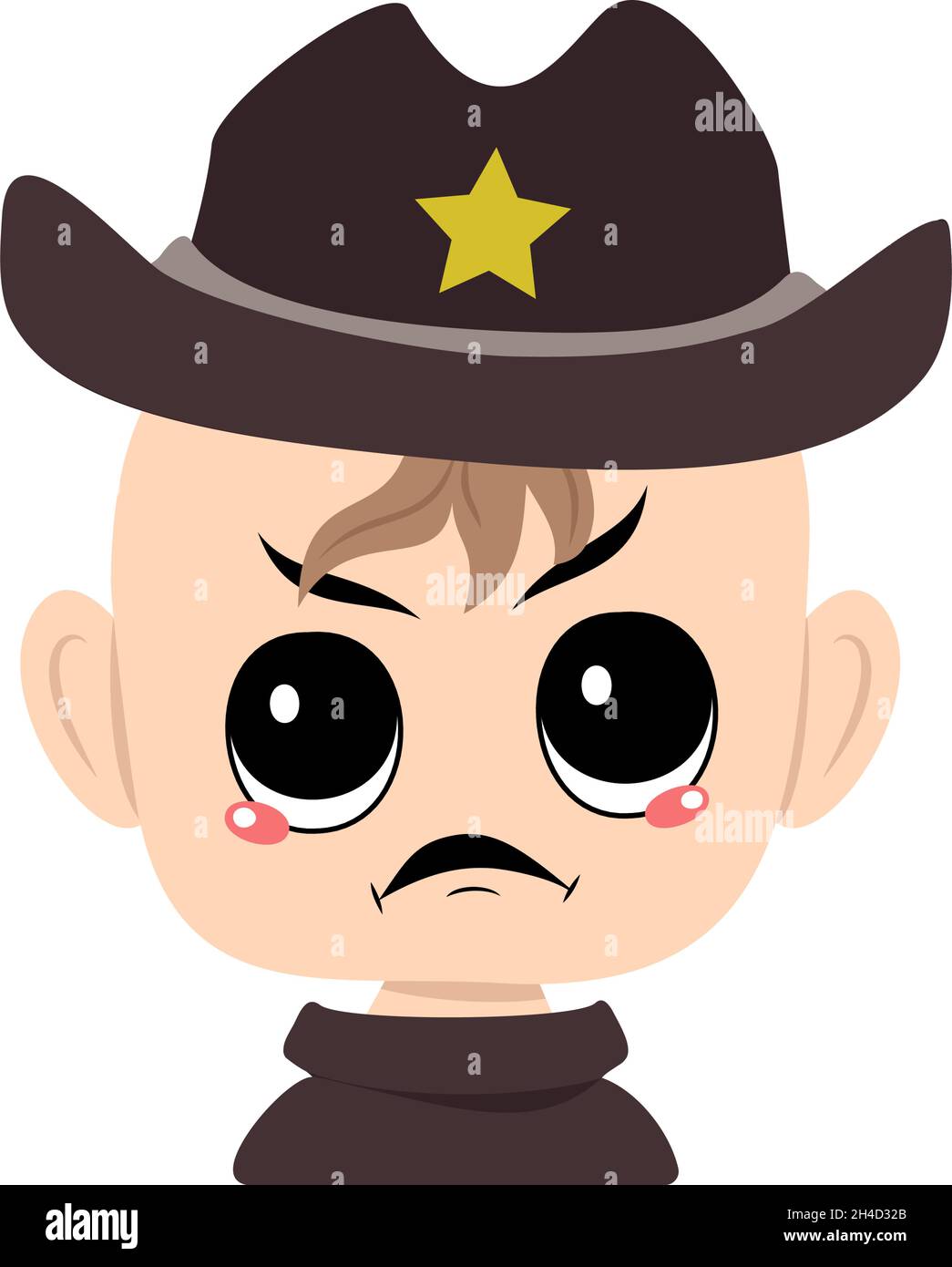 Avatar D Un Enfant Aux Emotions Faches Visage Grincheux Yeux Furieux Dans Un Chapeau De Sherif Avec Etoile Jaune Mignon Enfant Avec Expression Furieuse En Costume De Carnaval Pour Les Vacances Tete De Bebe Adorable Avatar D Un Enfant Aux Emotions Faches Visage Grincheux Yeux Furieux Dans Un Chapeau De Sherif Avec Etoile Jaune Mignon Enfant Avec Expression Furieuse En Costume De Carnaval Pour Les Vacances Tete De Bebe Adorable