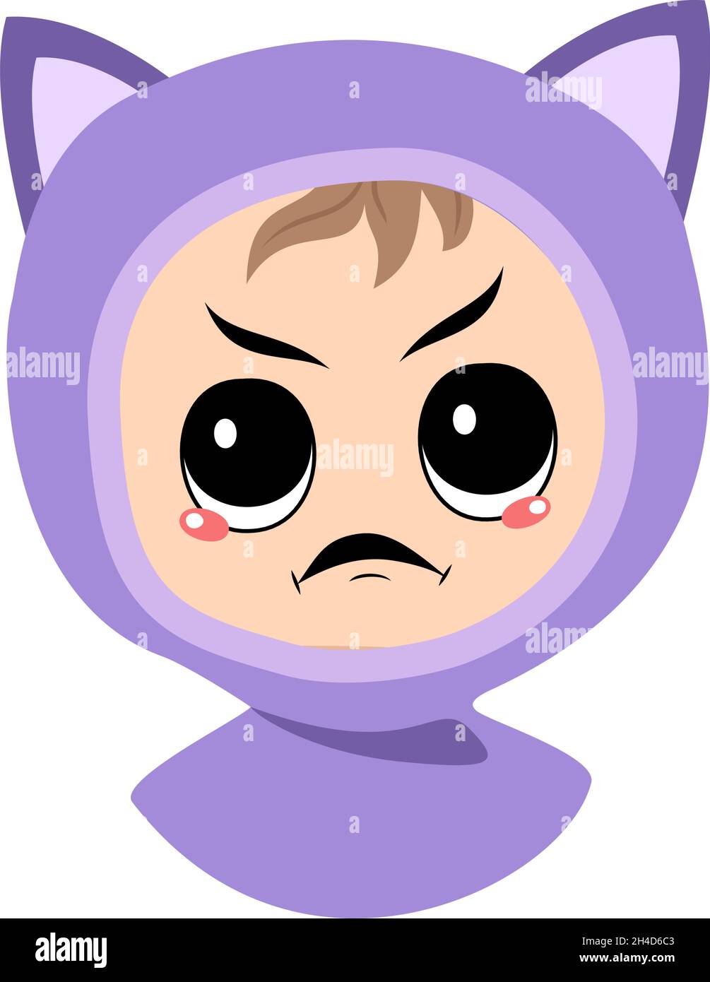 Avatar D Un Enfant Aux Emotions Faches Visage Grincheux Yeux Furieux Dans Un Chapeau De Chat Mignon Enfant Avec Expression Furieuse Dans La Coiffure Automnale Ou D Hiver Tete De Bebe Adorable Image Vectorielle Stock Avatar D Un Enfant Aux Emotions Faches Visage Grincheux Yeux Furieux Dans Un Chapeau De Chat Mignon Enfant Avec Expression Furieuse Dans La Coiffure Automnale Ou D Hiver Tete De Bebe Adorable Image Vectorielle Stock