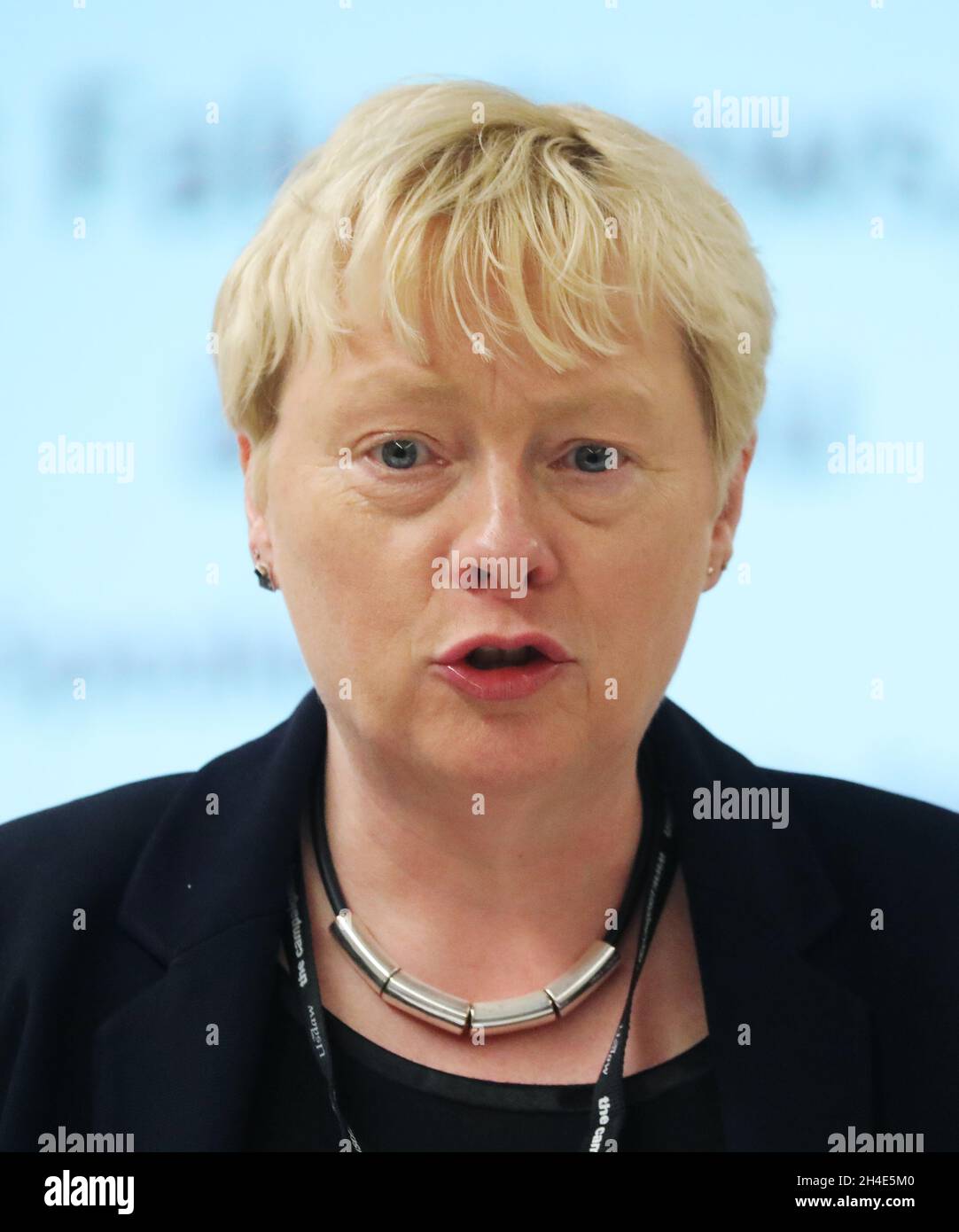 Le député d'Angela Eagle parle lors d'un événement en marge le troisième jour de la conférence annuelle du Parti travailliste au Brighton Centre à Brighton.Photo datée du lundi 23 septembre 2019.Crédit photo devrait se lire: Isabel Infantes / EMPICS Entertainment. Banque D'Images