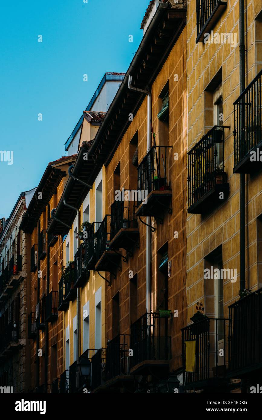 Calle Cava Baja à Marid, Espagne Banque D'Images