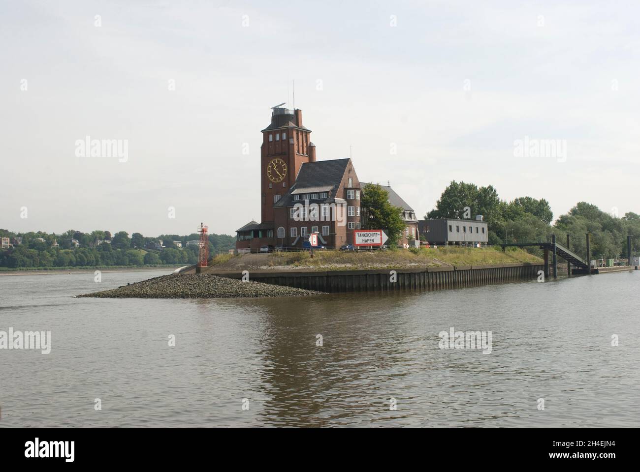 Seemannshöft, Lotsenhaus - Seemannshöft, maison pilote Banque D'Images