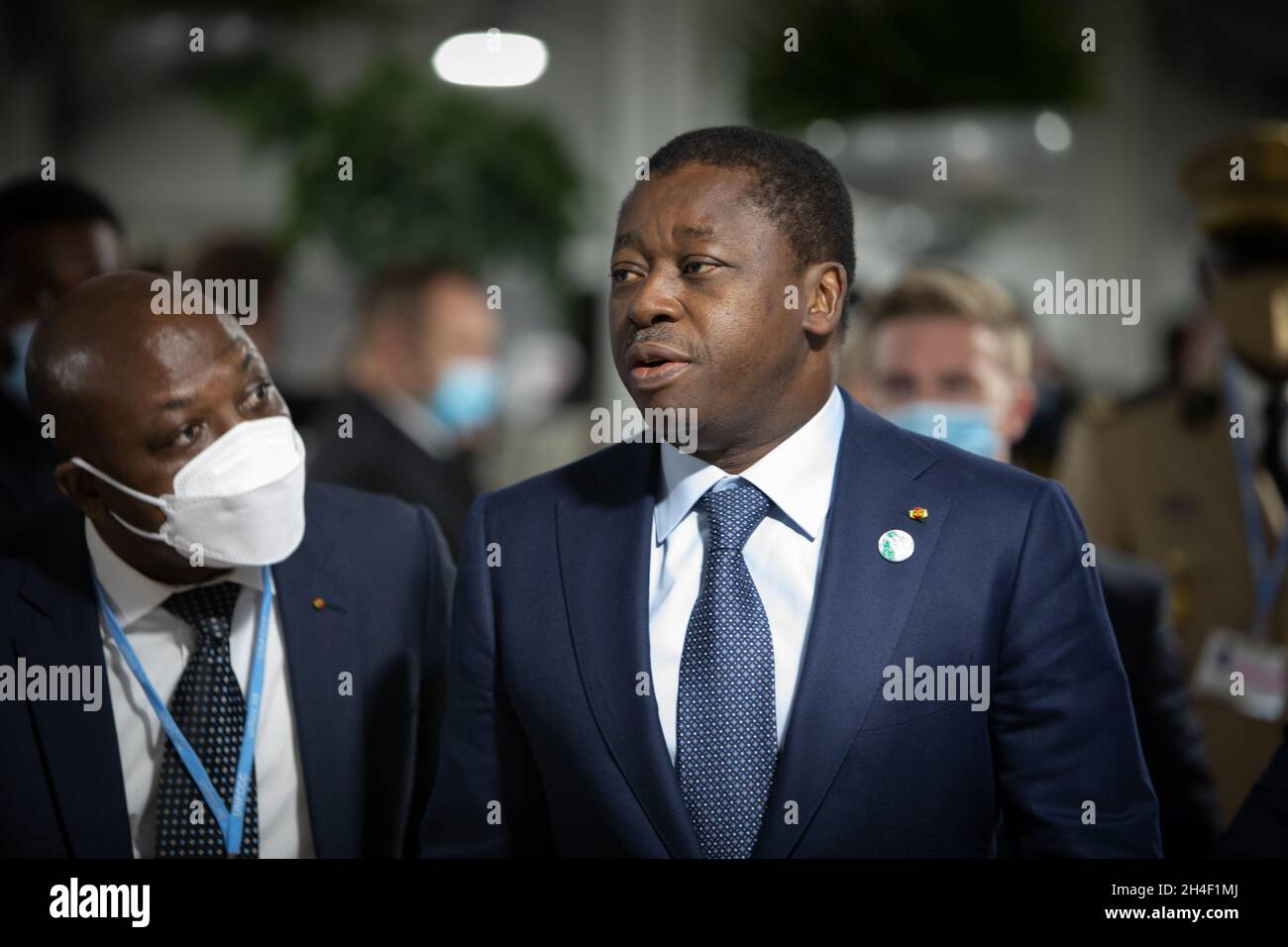 Glasgow, Royaume-Uni.Le Président du Togo, Faure Gnassingbé, lors de la 26e Conférence des Nations Unies sur les changements climatiques, connue sous le nom de COP26, à Glasgow, en Écosse, le 2 novembre 2021.Photo: Jeremy Sutton-Hibbert/Alamy Live News. Banque D'Images