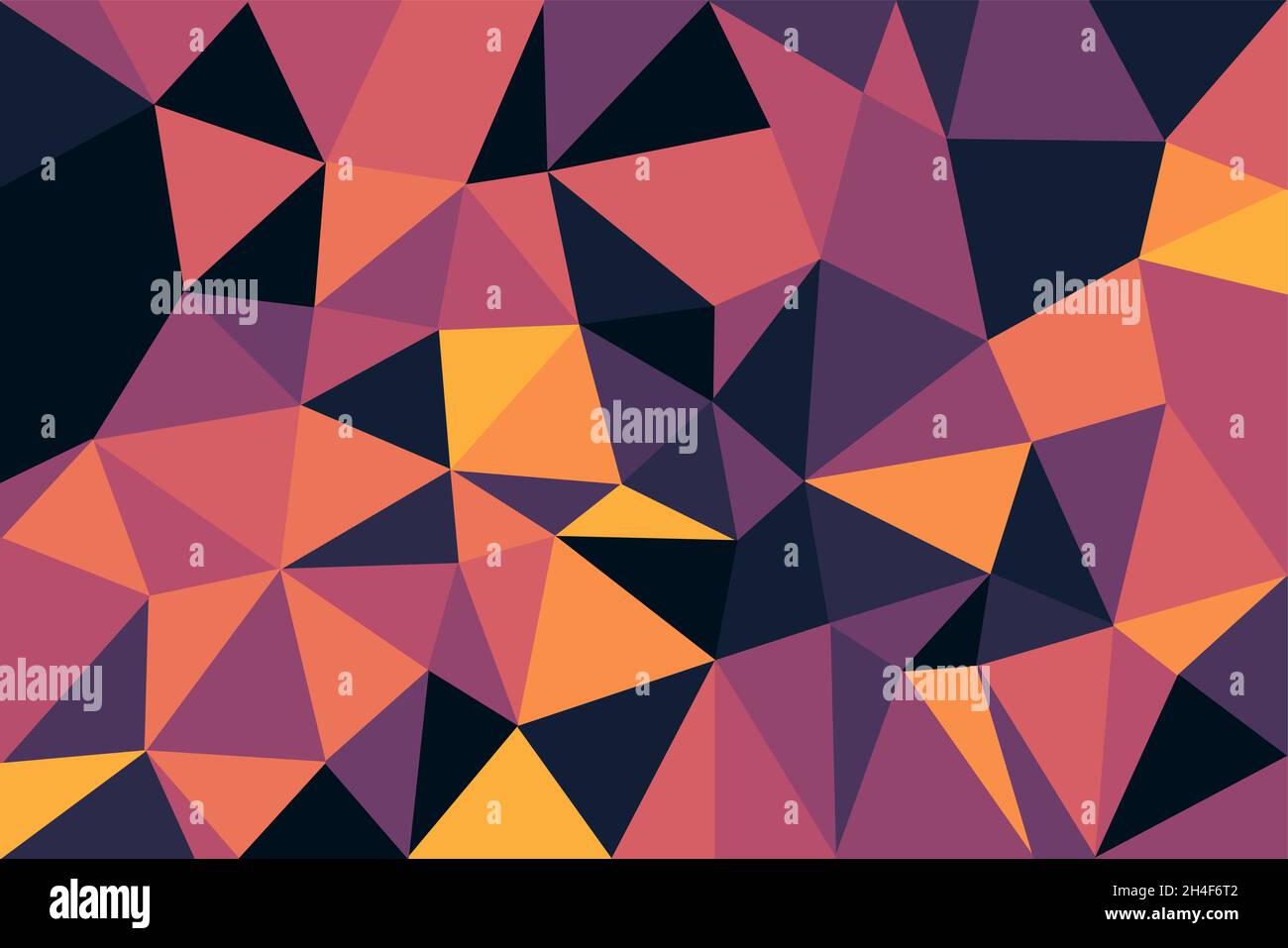 Triangle géométrique bas poly arrière-plan graphique coloré abstrait illustration vectorielle : Illustration de Vecteur