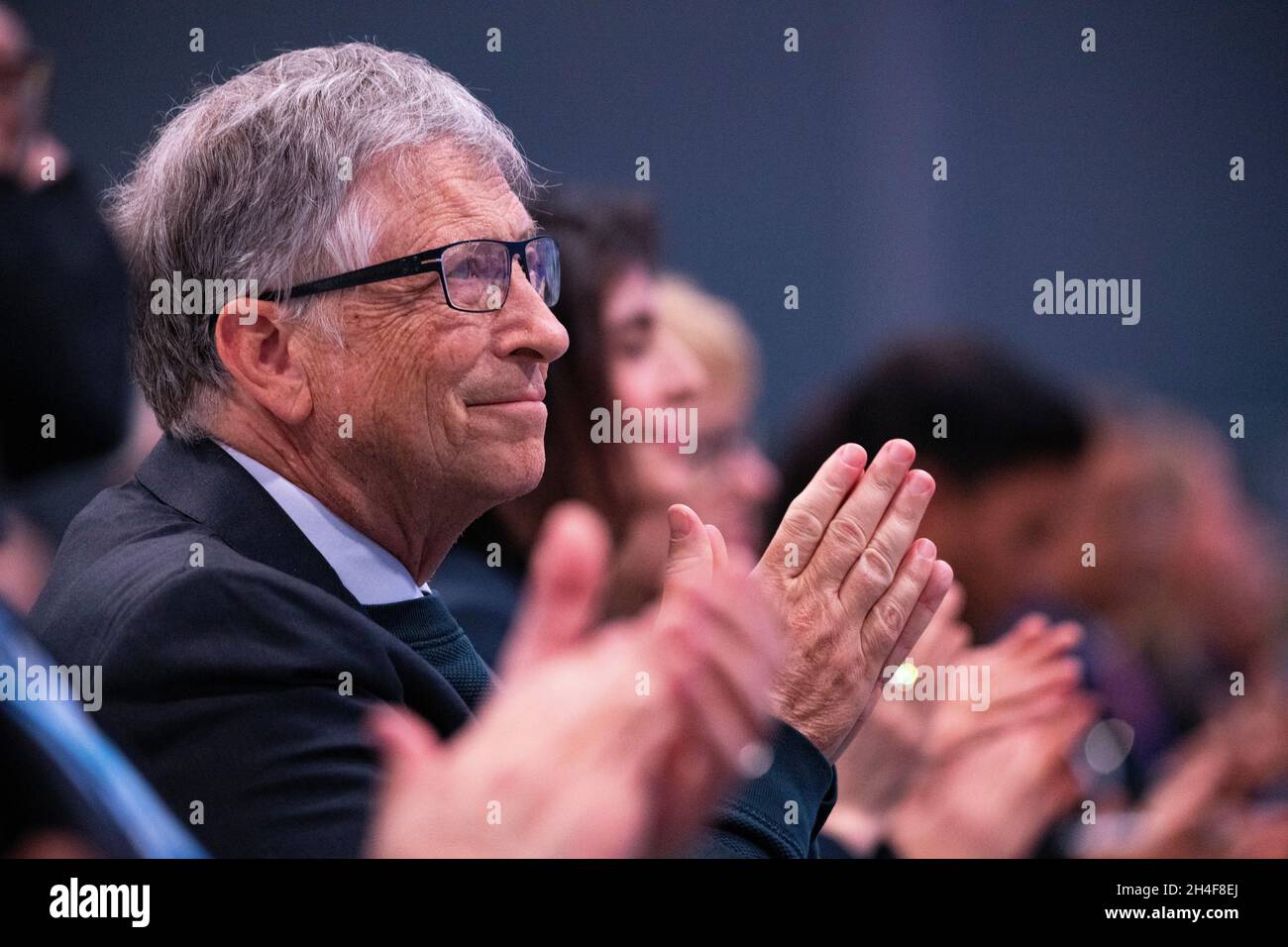 Glasgow, Écosse, Royaume-Uni.2 novembre 2021.PHOTO : Bill Gates, PDG de Microsoft.Les dirigeants du monde se réunissent cet après-midi à la Conférence COP26 sur les changements climatiques à Glasgow.Crédit : Colin Fisher/Alay Live News Banque D'Images