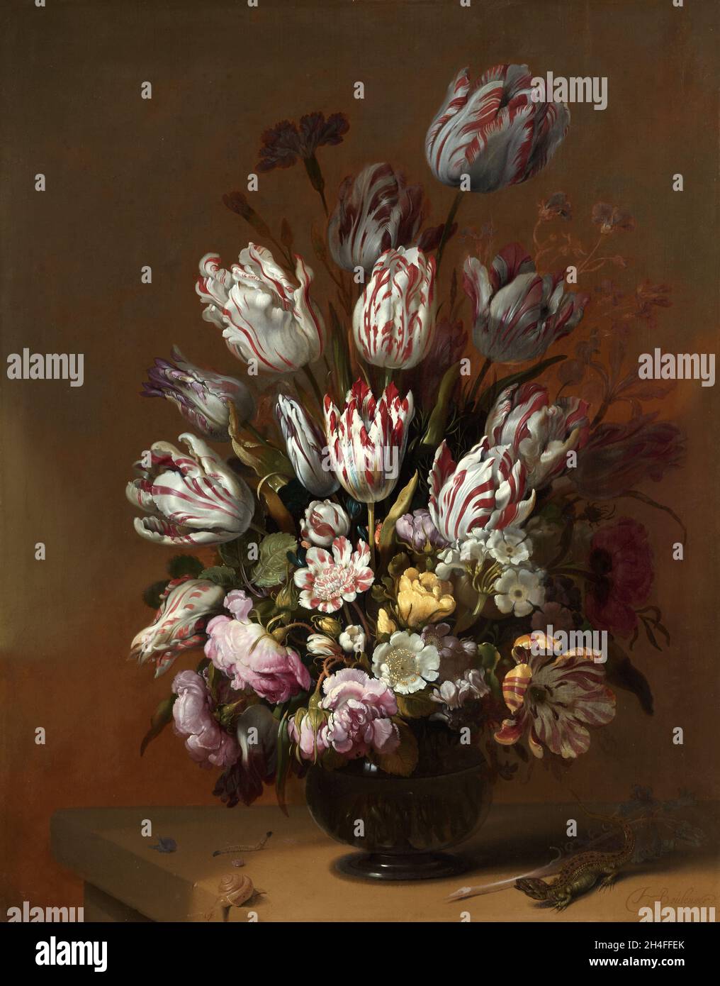Floral Still Life, Hans Bollongier, Rijksmuseum, Amsterdam Banque D'Images