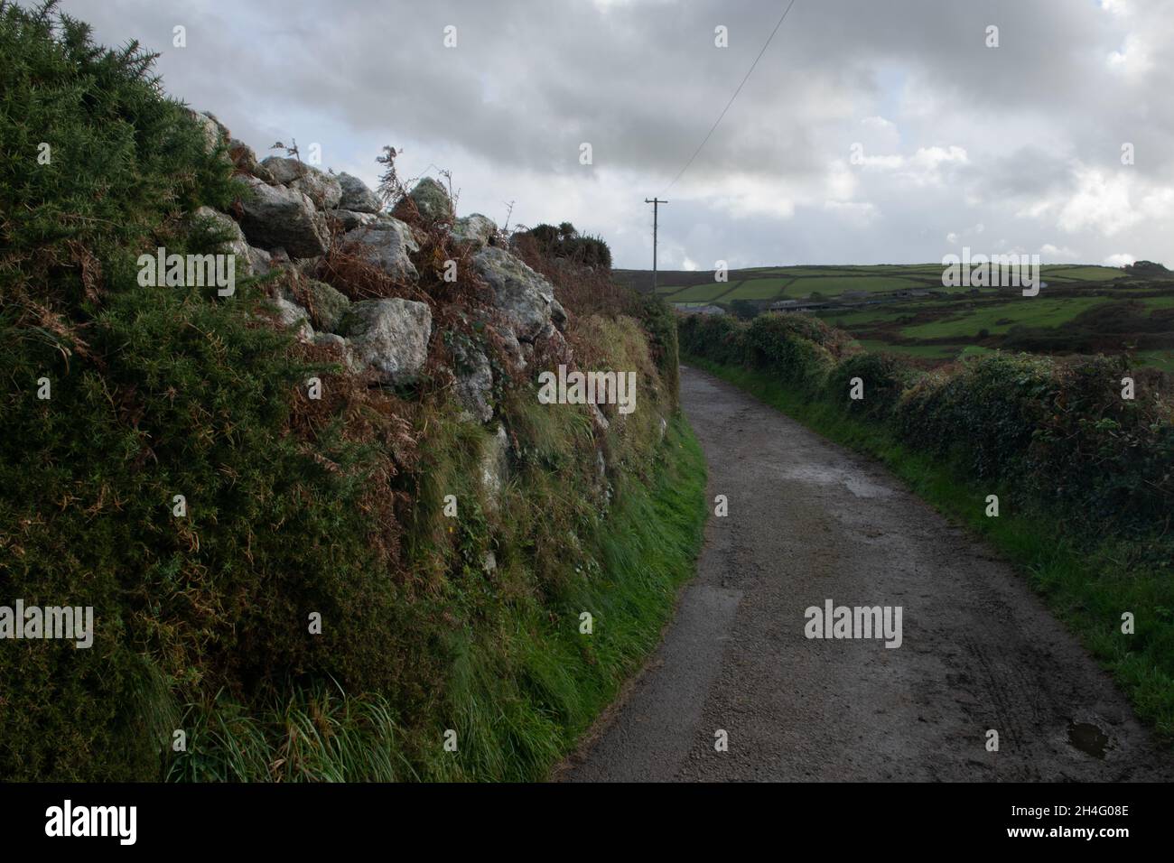 L'extrême sud-ouest de l'Angleterre à Zennor, Cornwall, Royaume-Uni Banque D'Images