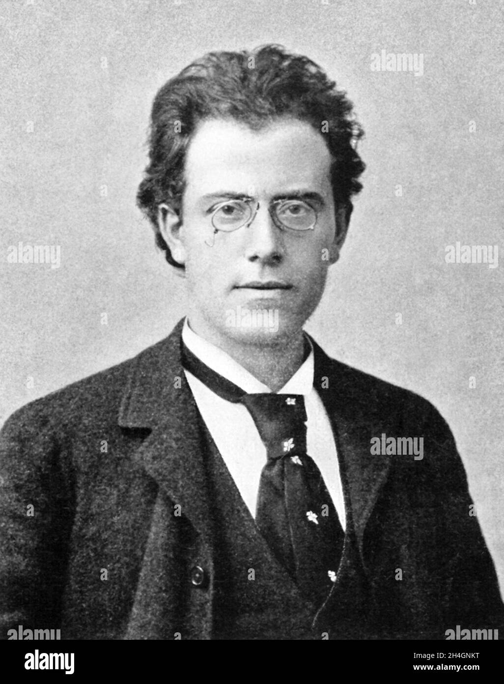 Le compositeur autrichien Gustav Mahler Banque D'Images