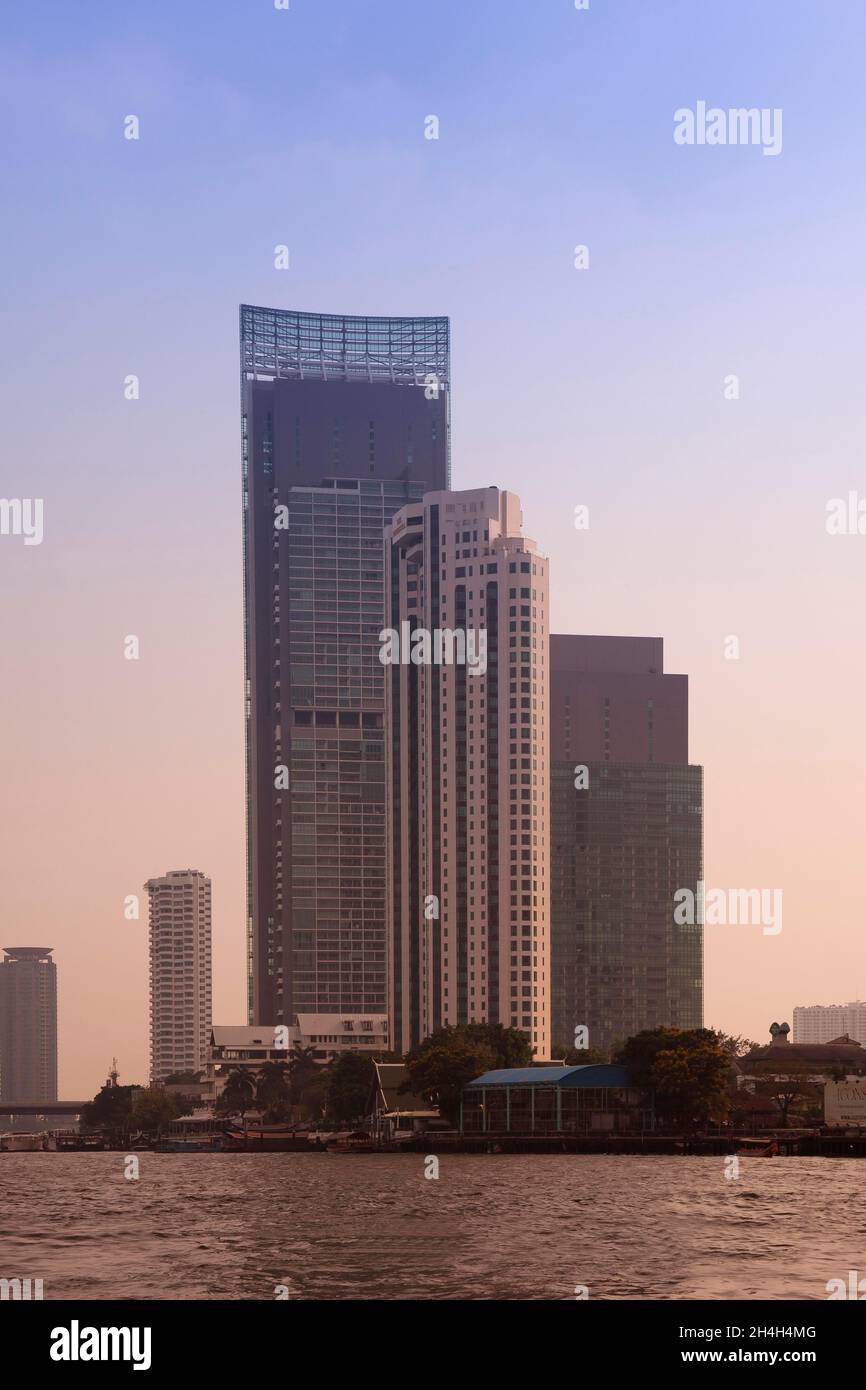 Bangkok, rivière Chao Praya, Thaïlande Banque D'Images