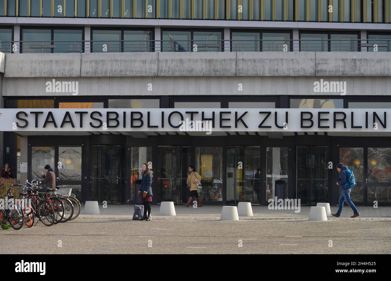 Bibliothèque d'état, Forum culturel, Tiergarten, Mitte, Berlin Banque D'Images