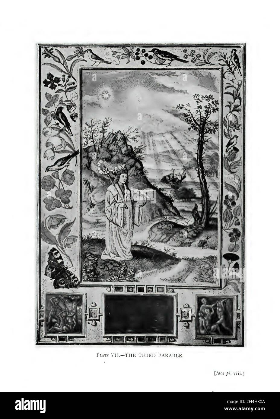 Belle couverture d'art d'un livre alchimie du 18-19e siècle Banque D'Images