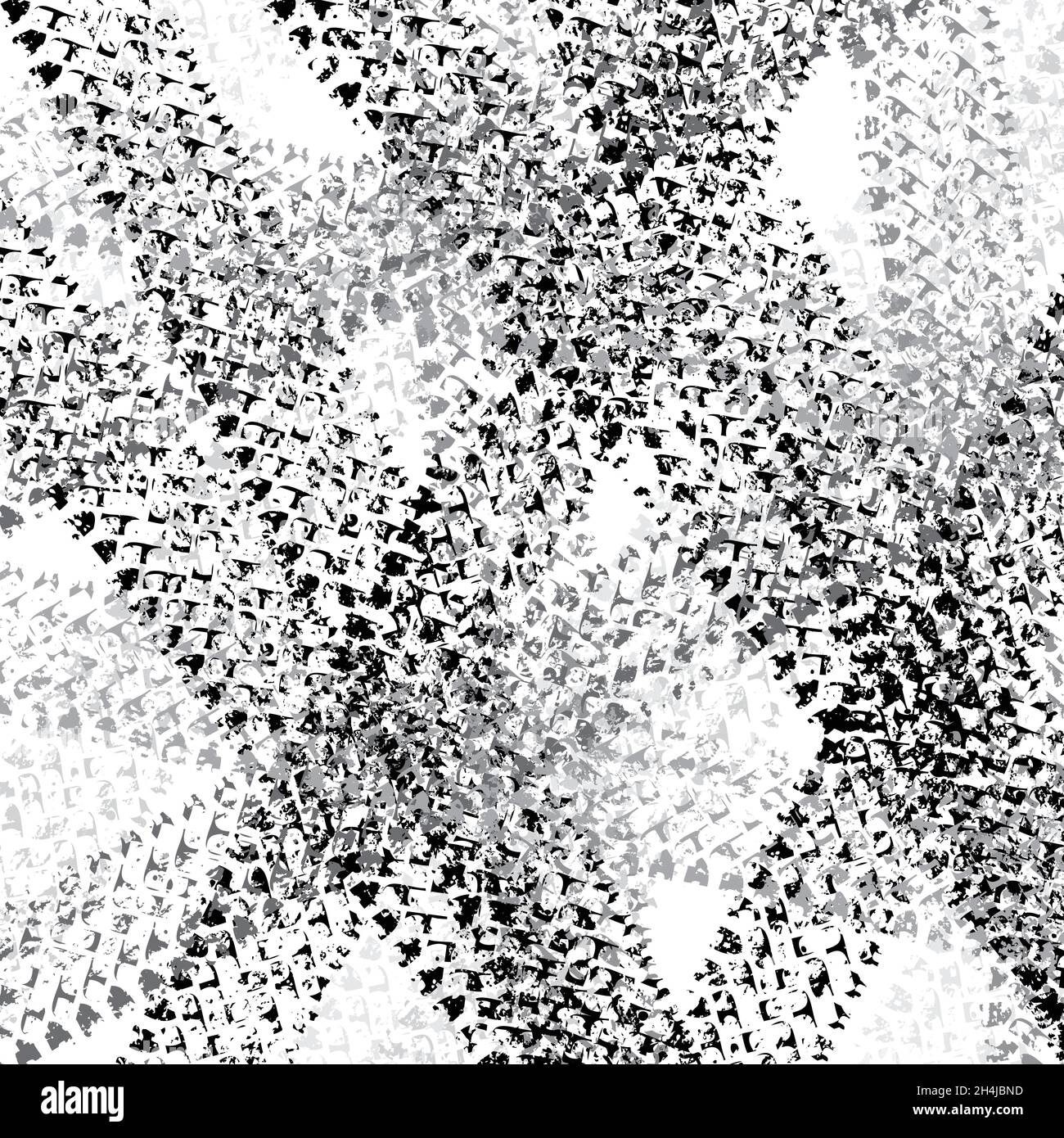 Les chenilles des pneus grince le fond de la route Illustration de Vecteur