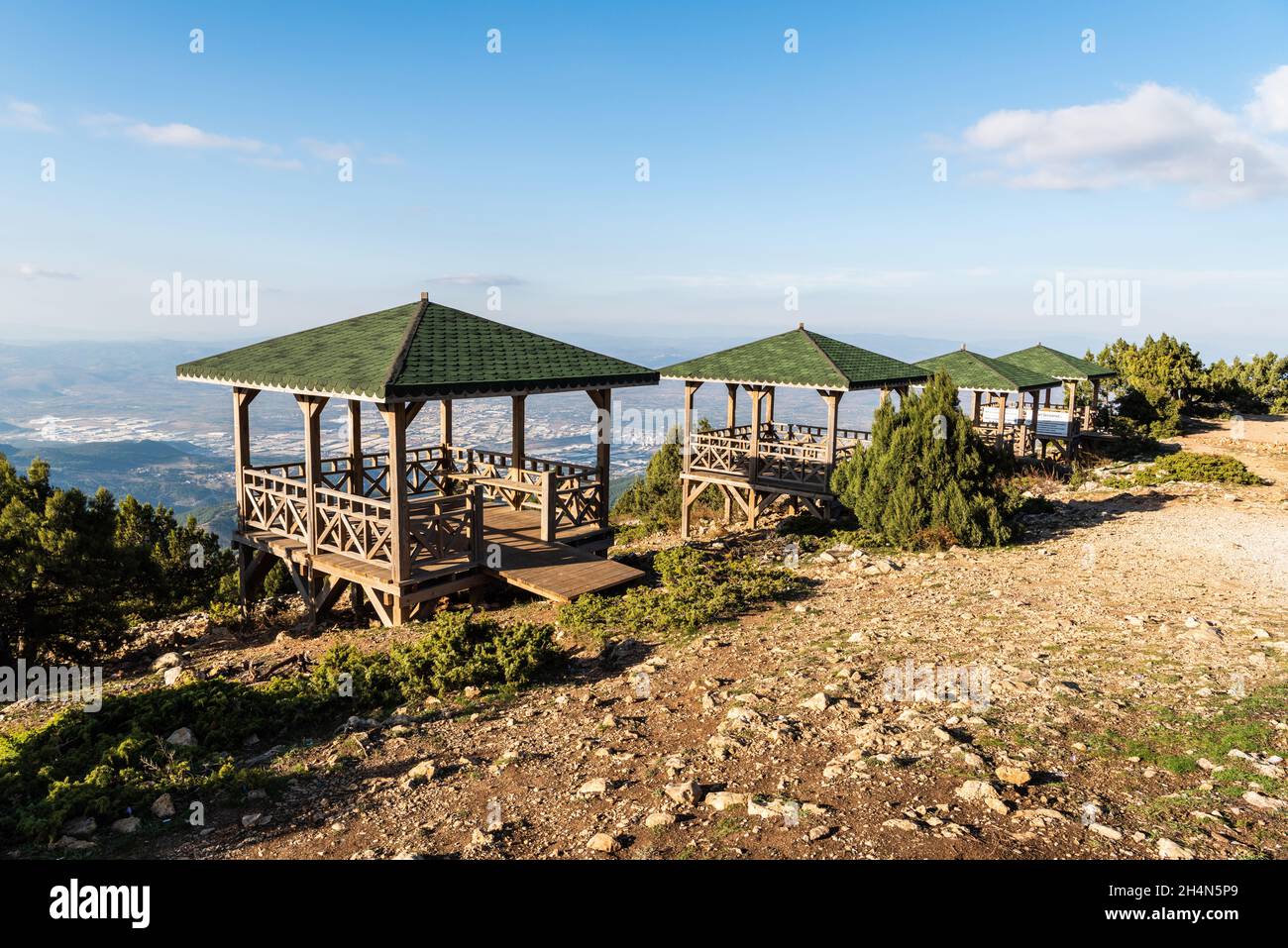 Manisa, Turquie – 7 novembre 2020.Observation dans le parc national de Spill Dagi, dans la province de Manisa, en Turquie. Banque D'Images
