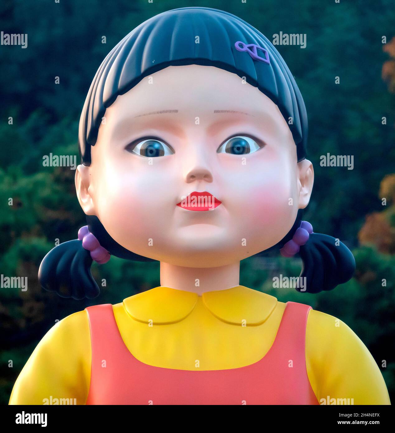 Squid Game : la poupée géante 1,2,3 Soleil existe vraiment en Corée du Sud