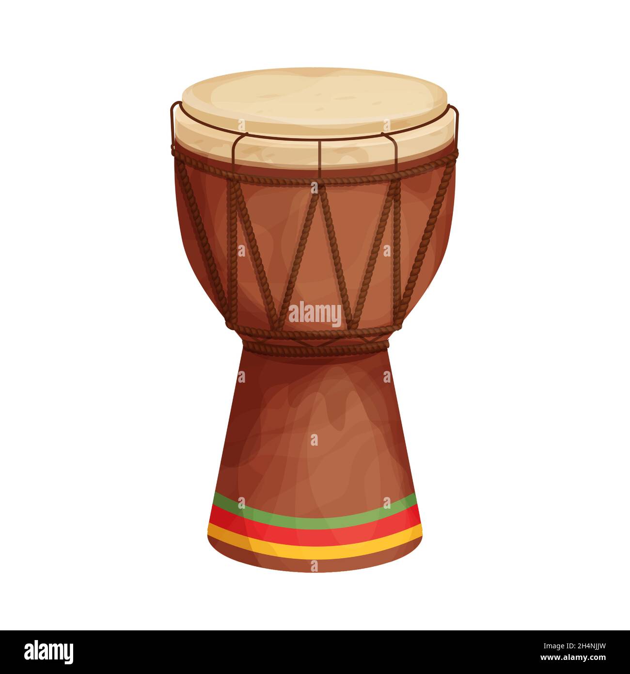 Djembe africa Banque d'images vectorielles - Alamy