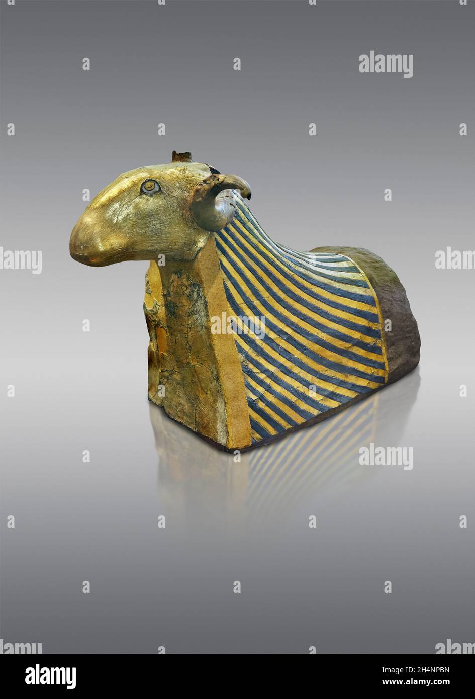 Momie égyptienne de Ptolemaic 'la RAM Osiris de Khnum , 4ème cent BC, Ptolemaic, trouvé Elephantine Asuan, Musée du Louvre inv E3089.La momie de RAM a fait Banque D'Images