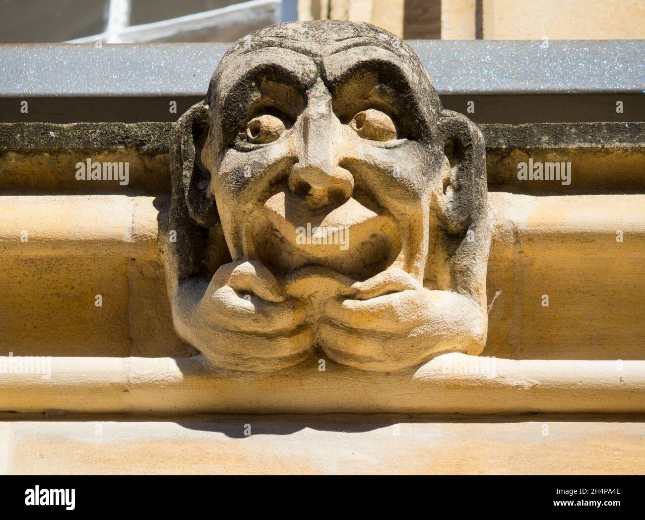 Exeter est l'un des plus anciens collèges de l'Université d'Oxford.Comme toutes les universités d'Oxford, il a sa propre famille de gargouille originale et imaginative Banque D'Images