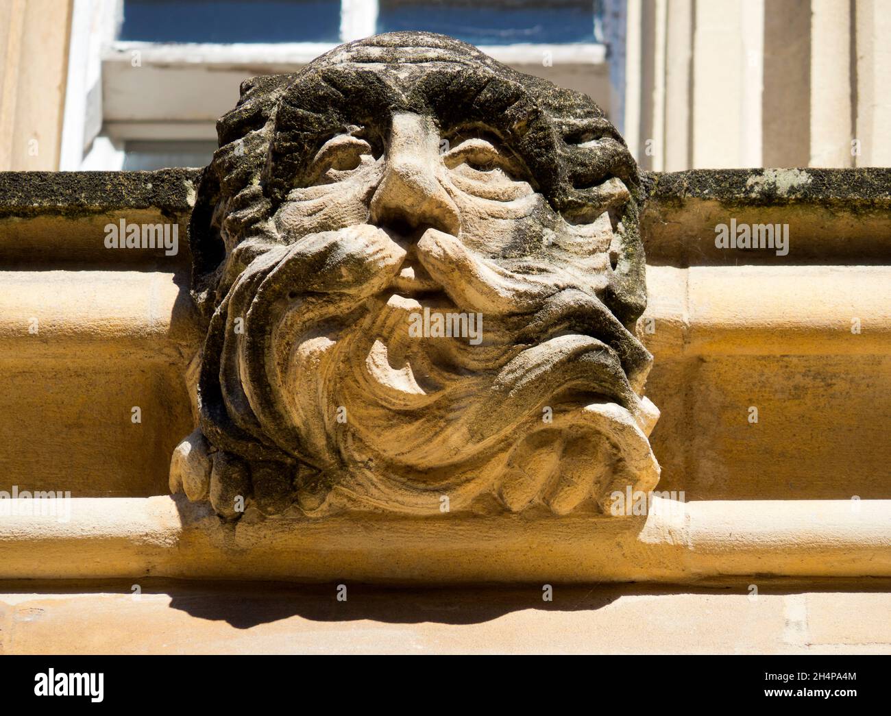 Exeter est l'un des plus anciens collèges de l'Université d'Oxford.Comme toutes les universités d'Oxford, il a sa propre famille de gargouille originale et imaginative Banque D'Images
