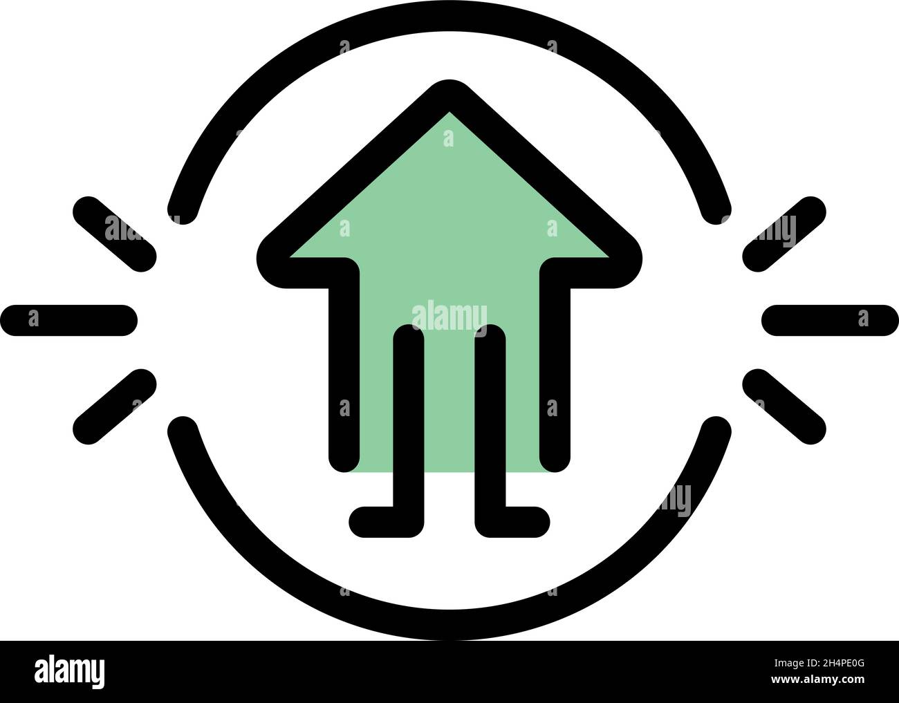 Icône de norme de certificat.Contour certificat standard vecteur icône couleur isolé à plat Illustration de Vecteur
