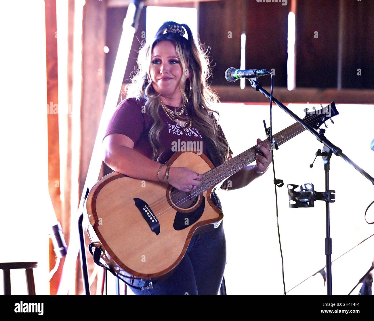 Priscilla Block se produit lors du festival de musique « CMT Live in the Vineyard Goes Country » le 3 novembre 2021 dans la Napa Valley, en Californie.Photo : Casey Flanigan/imageSPACE/MediaPunch Banque D'Images