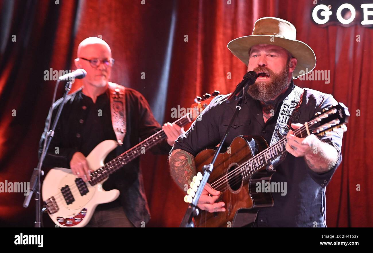 Zac Brown se produit lors du festival de musique « CMT Live in the Vineyard Goes Country » le 3 novembre 2021 dans la vallée de Napa, en Californie.Photo : Casey Flanigan/imageSPACE/MediaPunch Banque D'Images